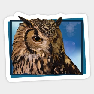 Royal Owl Sticker